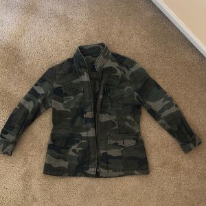 Abercrombie Camo Twill Shirt Jacket